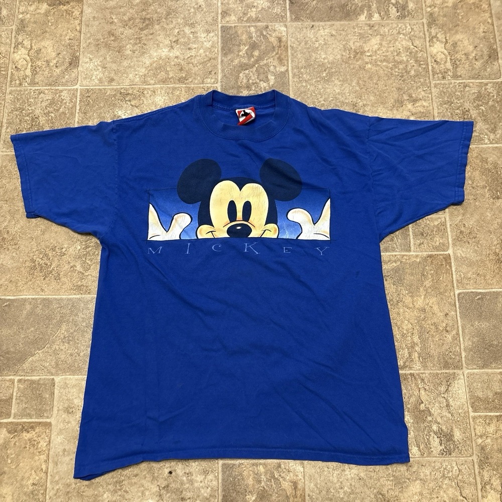 VTG Disney Mickey Inc T-Shirt Size XL Mickey Mouse Graphic Made USA 90s Tee